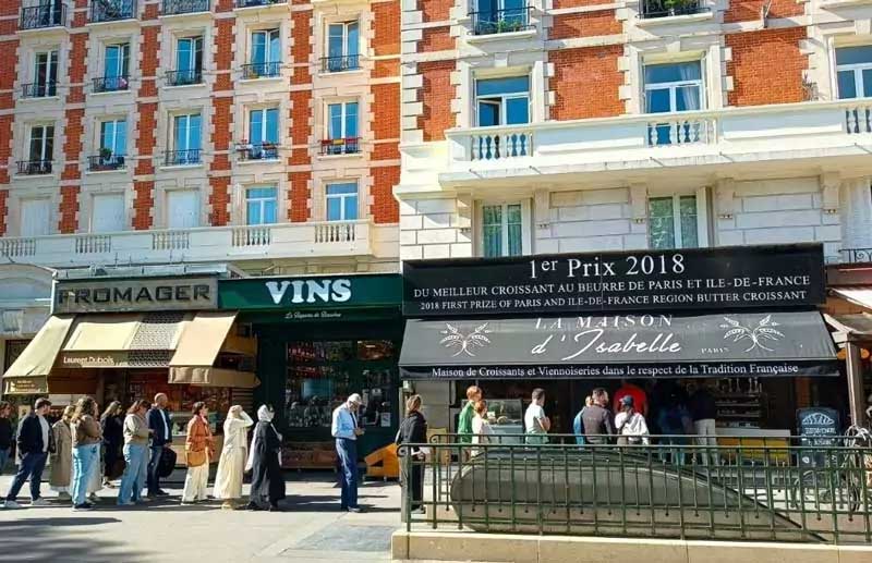 Best croissants Paris: La Maison d'Isabelle on Boulevard Saint Germain
