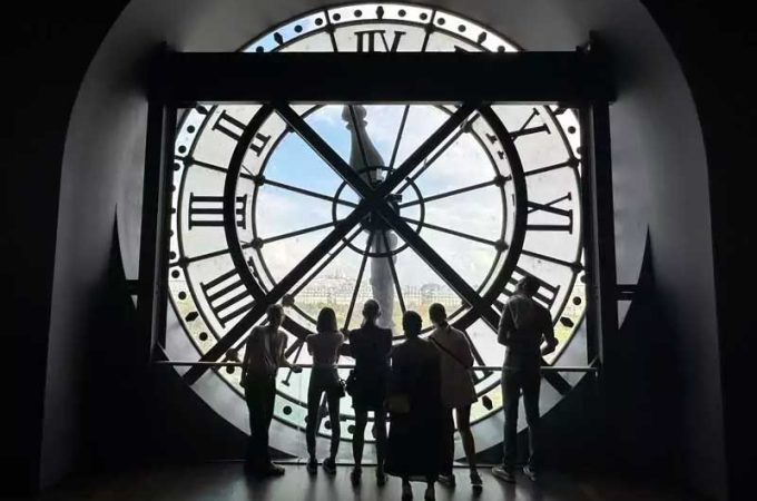 Famous clock, Musée d'Orsay in Paris