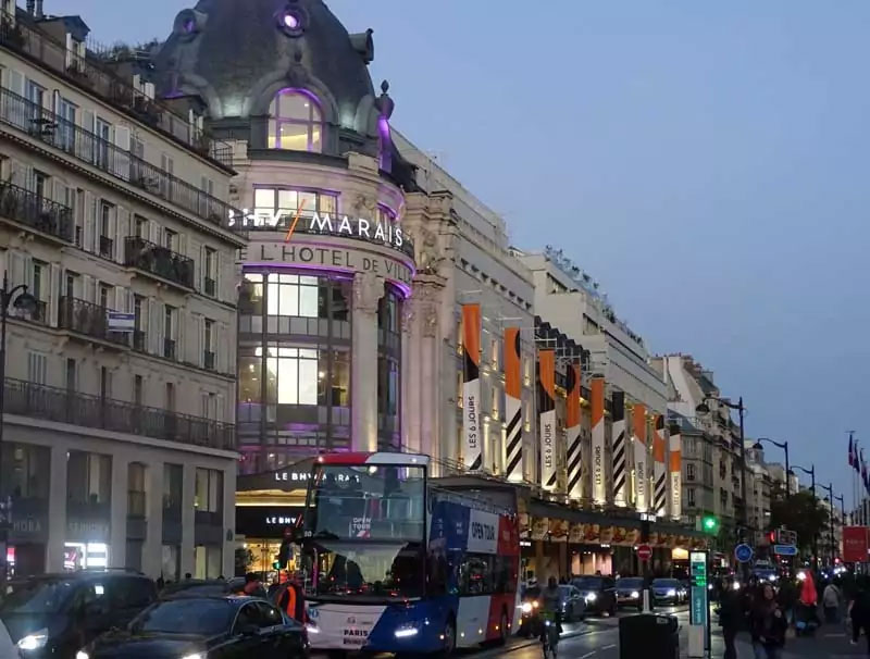 BHV Marais department store near Hôtel de Ville in central Paris
