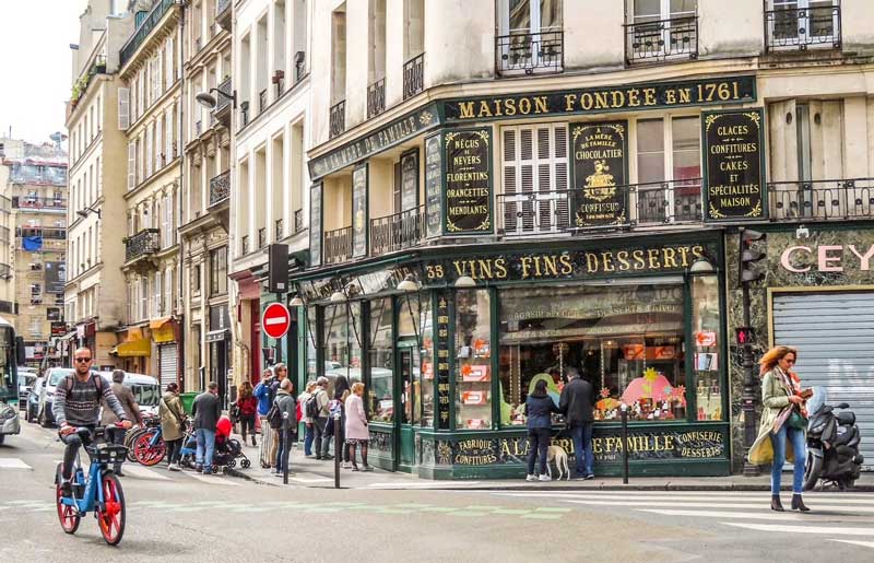 À la Mère de Famille historic chocolate shop in Paris founded in 1761