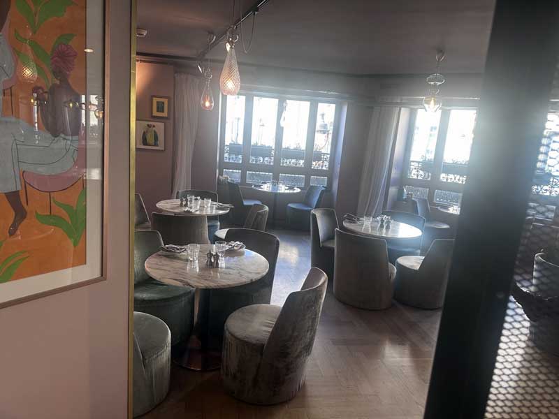 Restaurant and breakfast area at 25hours Hotel Terminus Nord in Paris