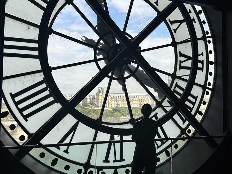 Musée d'Orsay in Paris with the famous clock