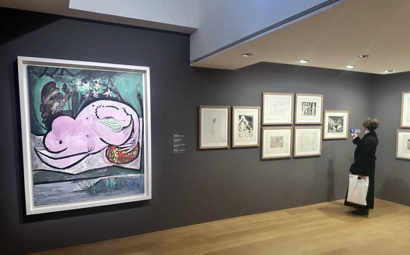Exhibitions in the Picasso museum in Paris